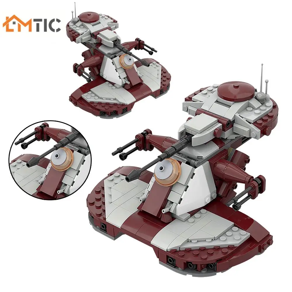 

MOC AAT 75283 Modification Star Armored Assault Tank Fighter Building Blocks DIY Bricks Toys Kids Collection Xmas Gift