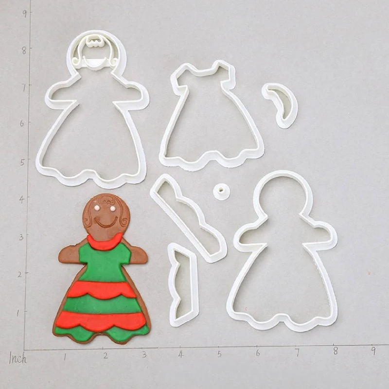 Пряничный домик человек олень Счастливого Рождества снеговик 3D Печатный помадка