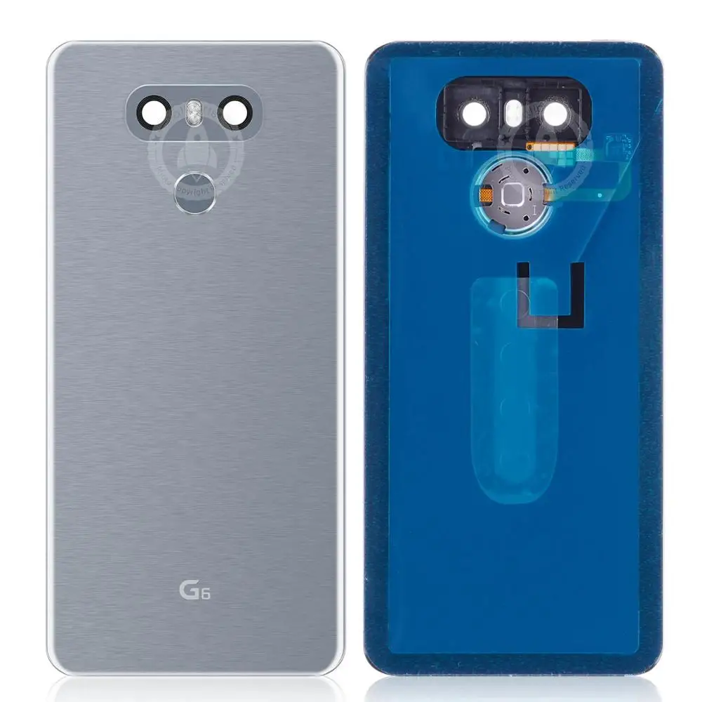 Задняя крышка для LG G6 H870 H871 H872 H873 LS993 на батарею черный белый золотой - Цвет: Silver