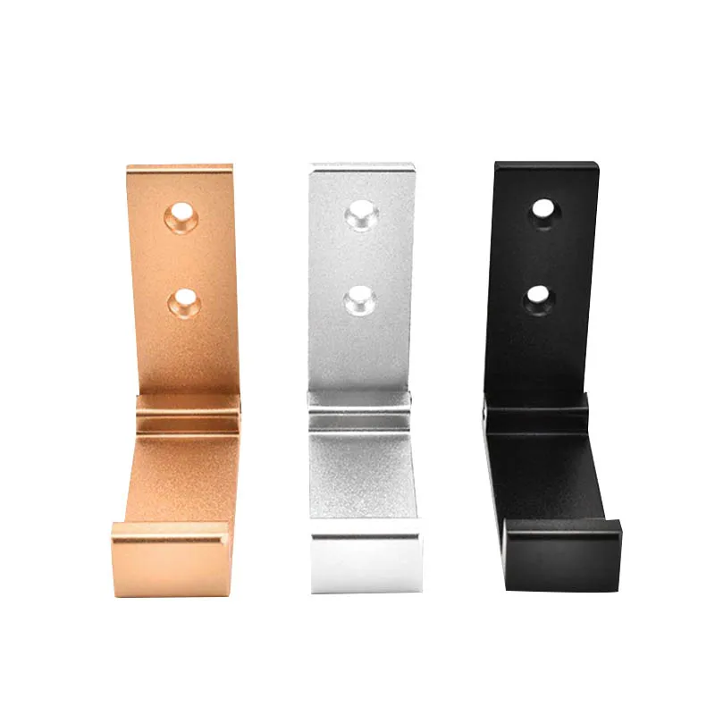 

Foldable Wall Mount Headphones Headset Holder Aluminum Alloy Wall Hanger Hook Hogard