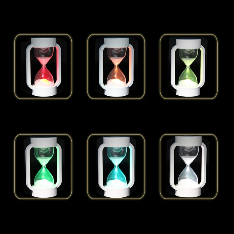 Светодиодные индукционные песочные часы светильник ка для сна Rgb атмосфера