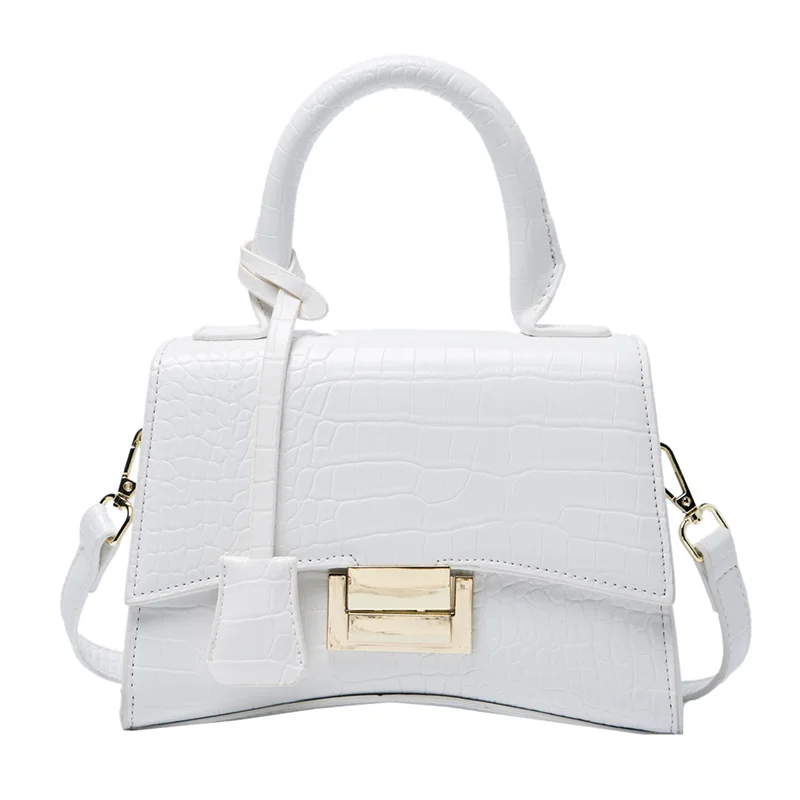 

2020 Fashion PU Leather Shoulder Handbags Women's Designer Cross Body Bag Totes Crocodile Pattern Small Crossbody bag