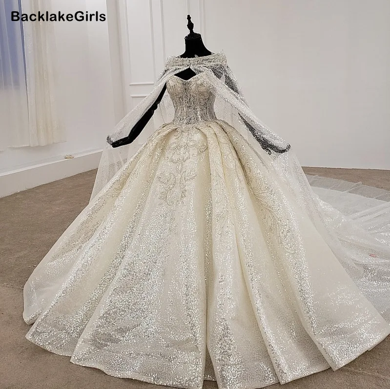 Бальное платье без бретелек из фатина блестящее свадебное цвета слоновой кости с