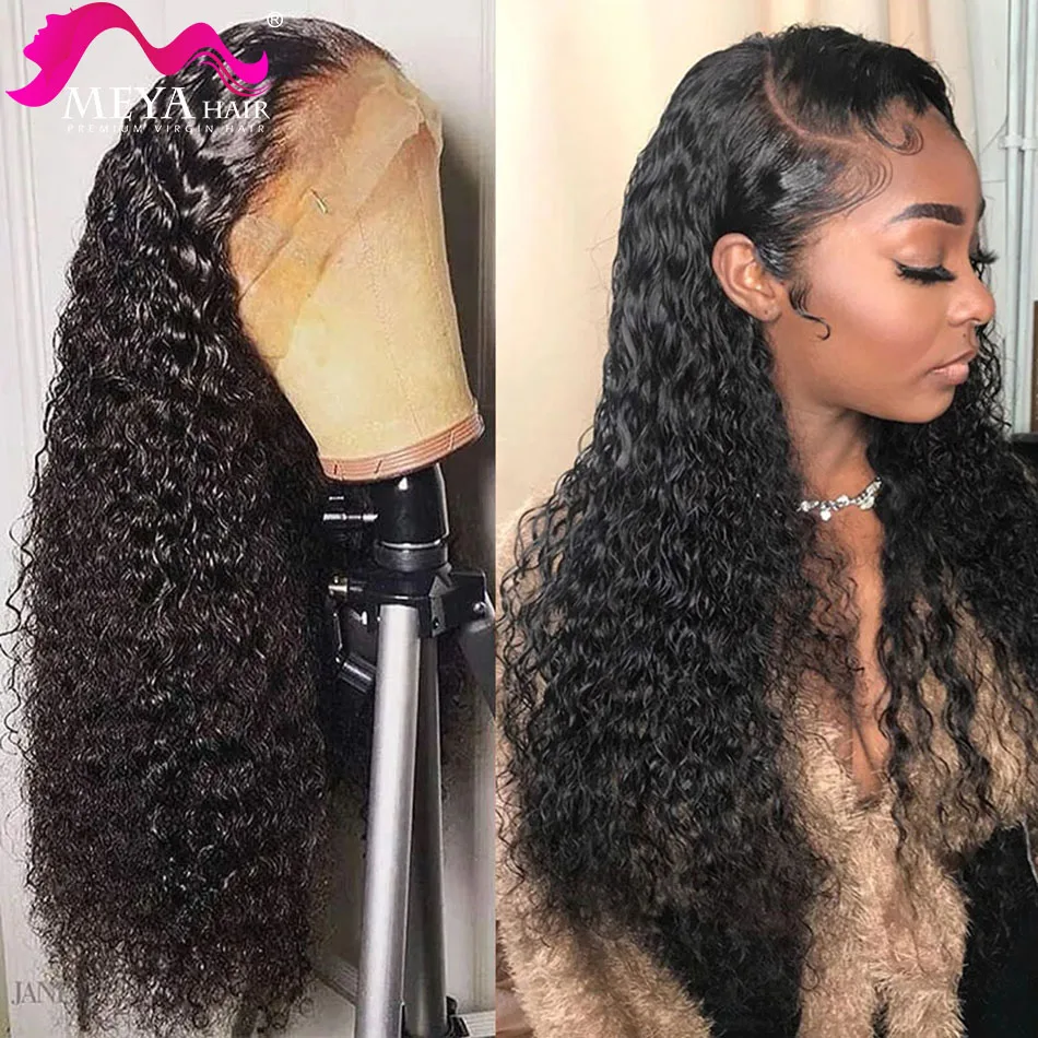 

13x4 Lace Wig 28 30 inch Water Wave Human Hair Lace Frontal Wig 4x4 5x5 Closure Deep Curly Glueless Virgin Hair Wig Brazilian