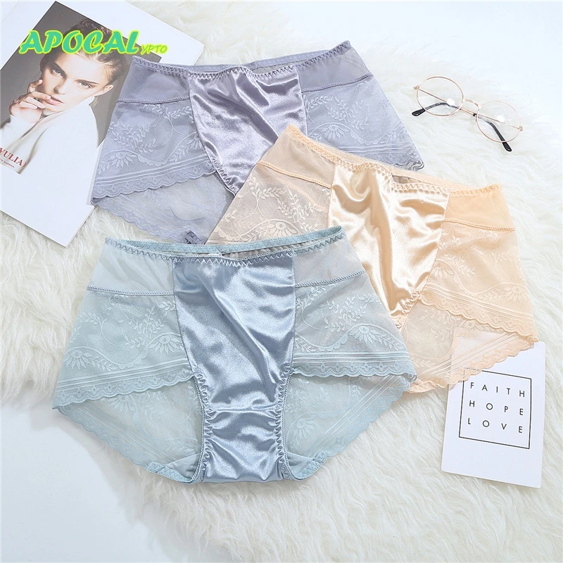 APOCAL Модные Шелковые кружевные открытые трусики секс Танга европейские женские