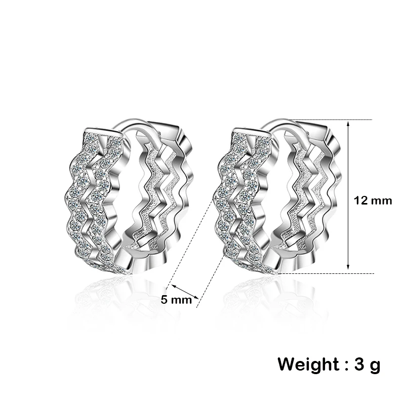 Luxury Multi-layer Wave Hoop Earrings Crystal Golden/White Bohemia Bridal Wedding Jewelry | Украшения и аксессуары
