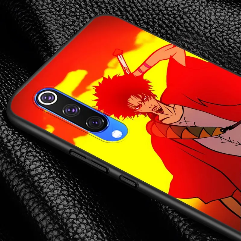 

Samurai Champloo Anime Shockproof Phone Case for Samsung Galaxy A90 A80 A70S A60 A50S A40 A20E A20 A10S Soft Black Cover