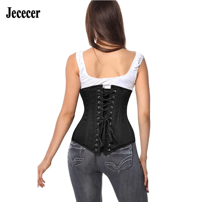 Jececer Пояс для похудения Cincher Underbust Корсет женщин Женские скоросшиватели и