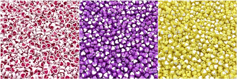 Бусины акриловые Свободный разделитель бисер 8x5 мм для самостоятельного