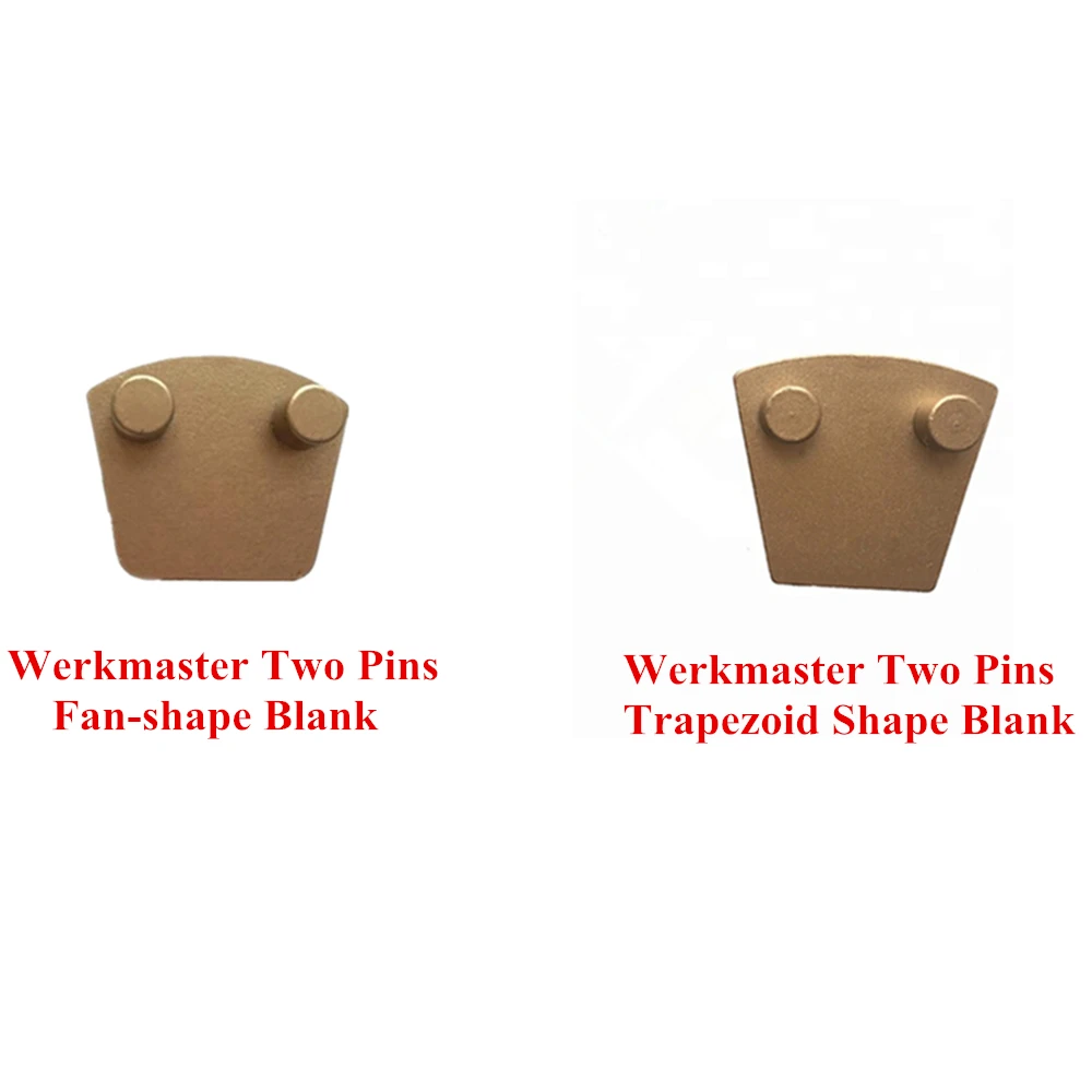 WER02 Werkmaster Алмазные шлифовальные подушечки Две булавки Полировальный диск для пола Одинарный прямоугольный шлифовальный блок для шлифовальной машины Werkmaster (art.: 3920cbdf9de71) - 3920cbdf9de71