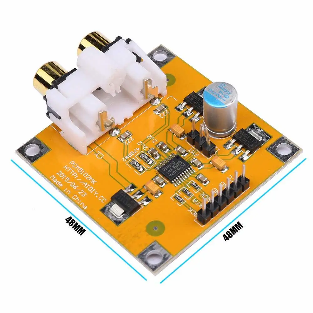 Pcm5102 Dac декодер I2s плеер о Es9023 для Raspberry Pi|ЦАП| |