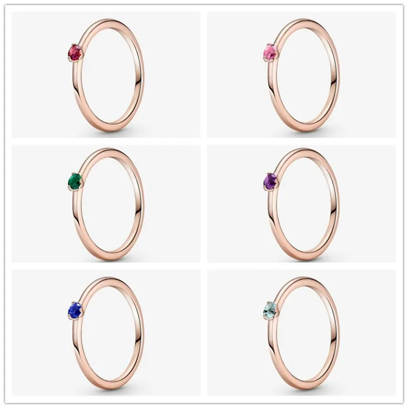

Кольцо женское из серебра 925 пробы, 6 цветов