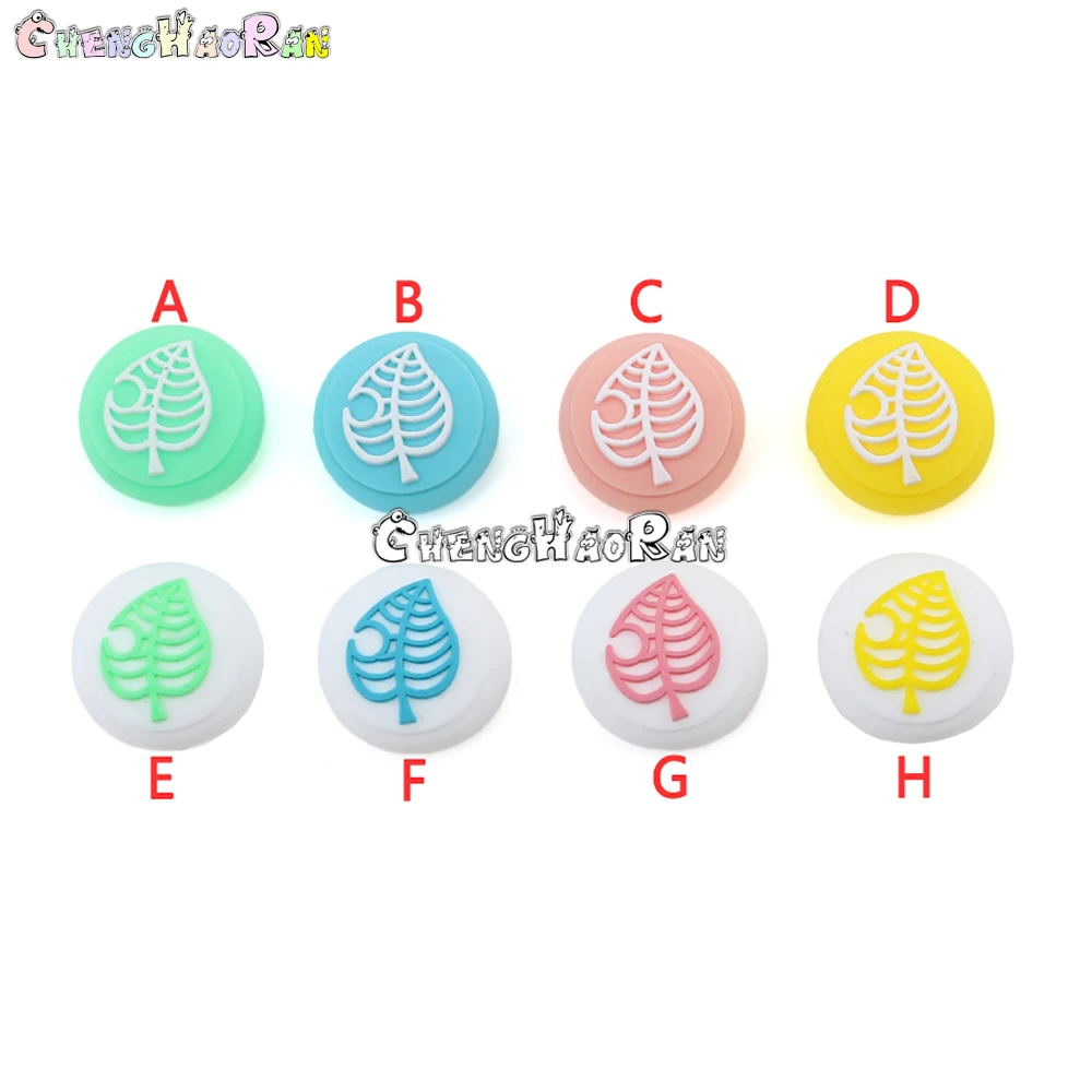 

Animal Crossing Blue Leaf Thumb Stick Grip Cap Joystick Cover For Nintend Switch Lite Joy-Con Controller Gamepad Thumbstick Case