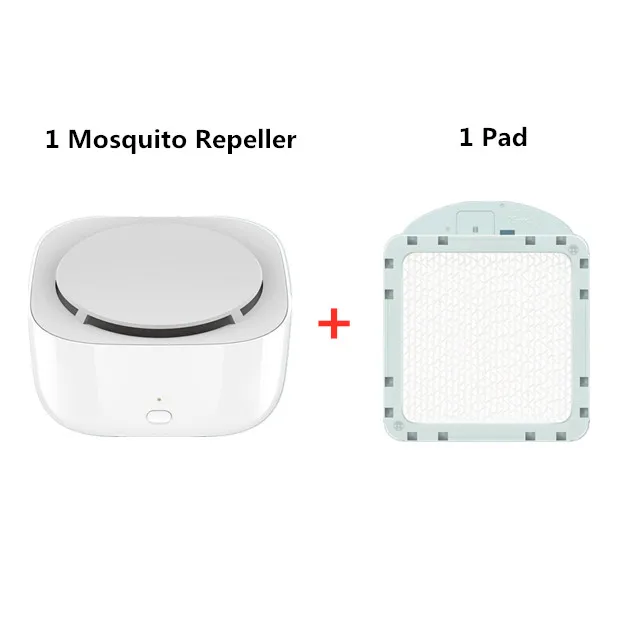1 PCS Xiaomi Mijia комаров убийца насекомых портативный синхронизации функция испарения с светодиодный светильник использовать 90 дней - Цвет: 1 PCS