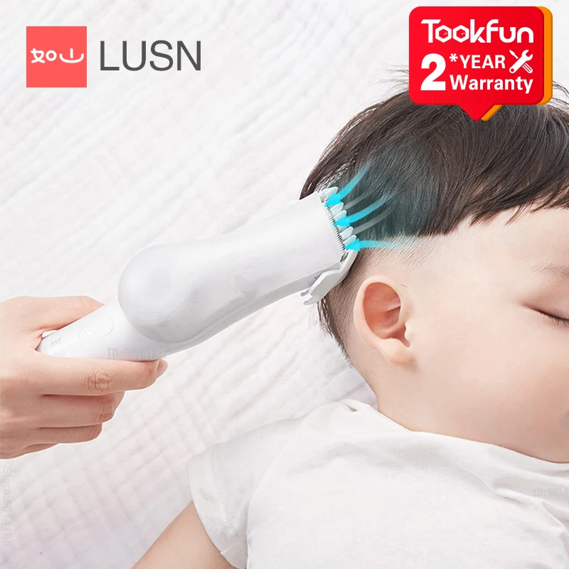 Автоматическая всасывающая машинка для стрижки волос LUSN детский триммер