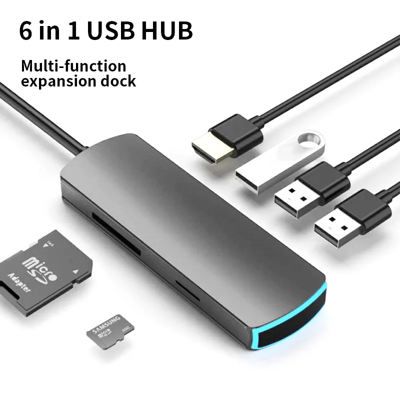 телефон usb type c концентратор 6 пор
