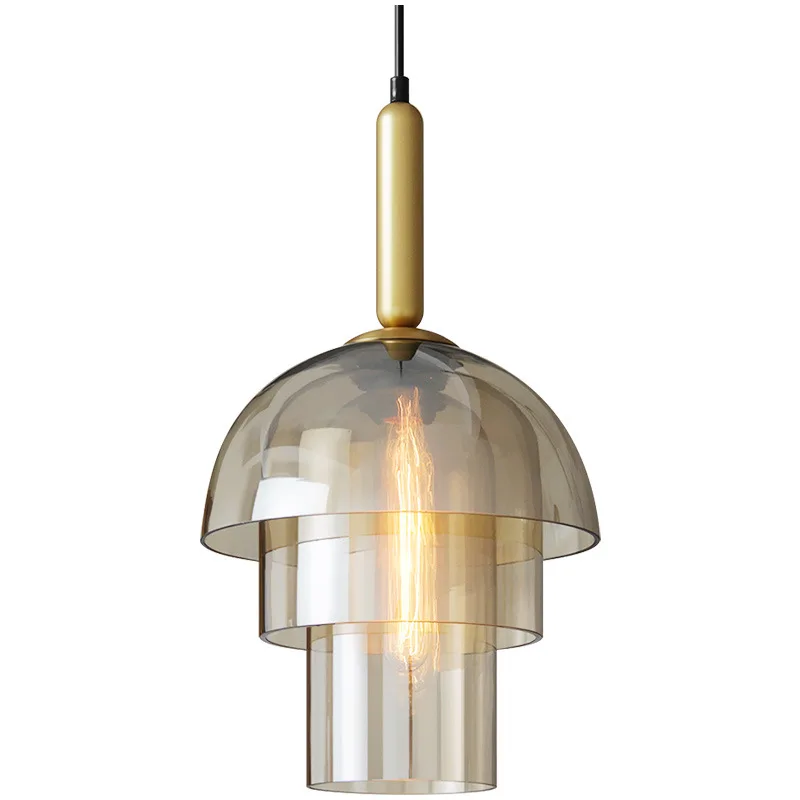 

Modern Led Glass Pendant Lights Lamp For Living Room Bedroom Aisle Loft Decoration Hanging Light Fixture