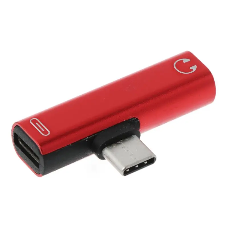 4NB101346-R Тип C до 3,5 мм зарядное устройство кабель для наушников USB C Aux аудио разъем адаптер для наушников конвертер для Xiaomi 6 6X8 Note3 Mix 2 - Цвет: 4NB101346-R