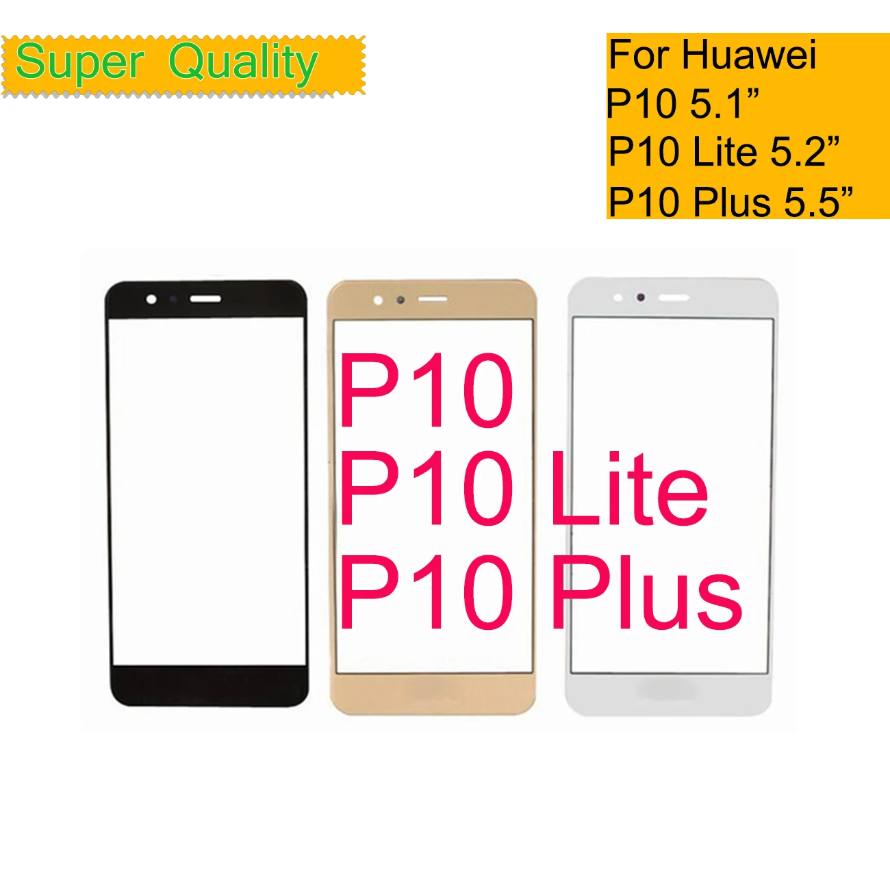 Для huawei P10/P10 Lite/P10 Plus сенсорный экран P10Lite Сенсорная панель сенсор дигитайзер Переднее стекло Внешний ЖК-Объектив Замена