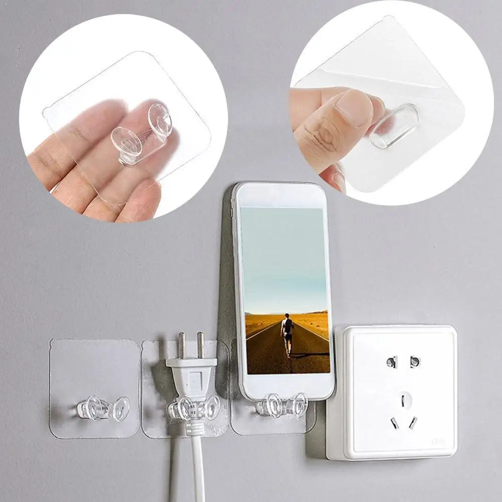 High Quality Wall Storage Hook Convenient Power Plug Tool Adhesive Holder Hanger Socket F4U3 | Дом и сад