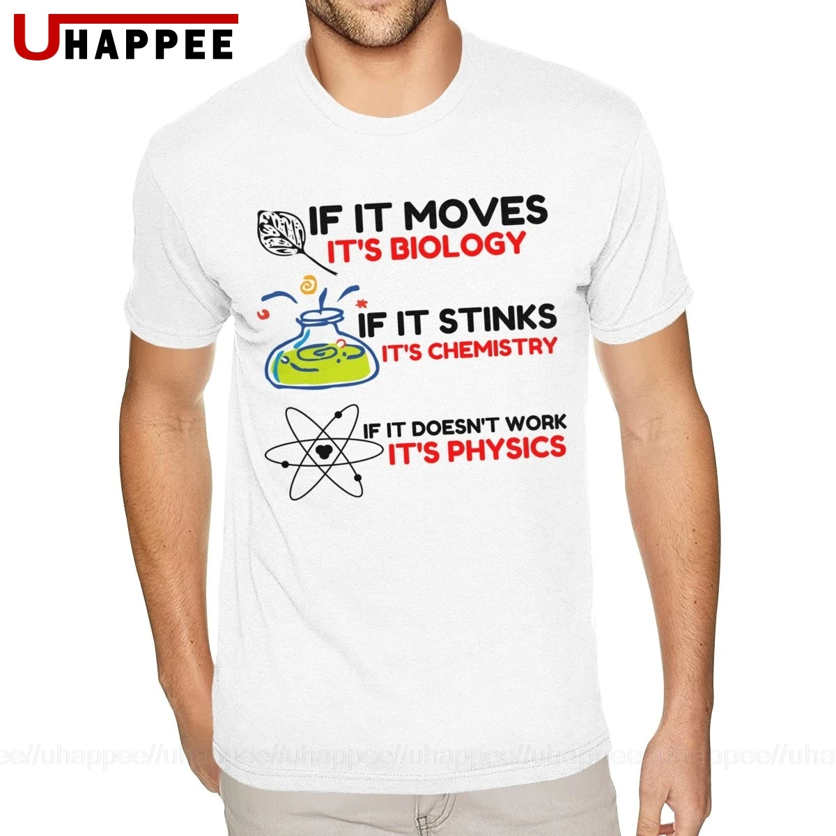 

Science Biology Chemistry Physics Tee Youth Guy 3D Print T-Shirts Men Short Sleeved Sale Branded Official Apparel