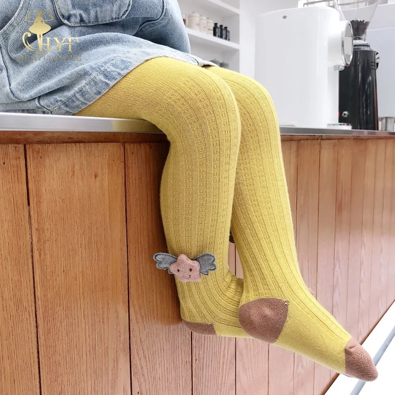 

Осенне-зимние чулки для маленьких девочек от 0 до 11 лет хлопковые леггинсы для малышей детские танцевальные носки для девочек колготки, KF390