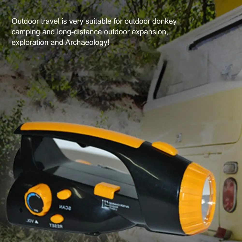 flashlight portable solar hand cranks emergency led torch flashlight phone charger with fm radio for outdoor camping hiking free global shipping