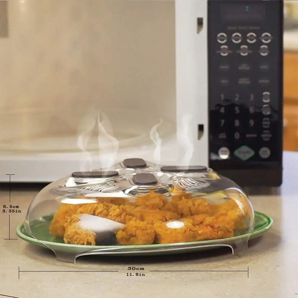Magnetic Microwave Plate Cover Splatter Guard with Steam Vents and Strong Magnets Keeps Oven Clean | Дом и сад