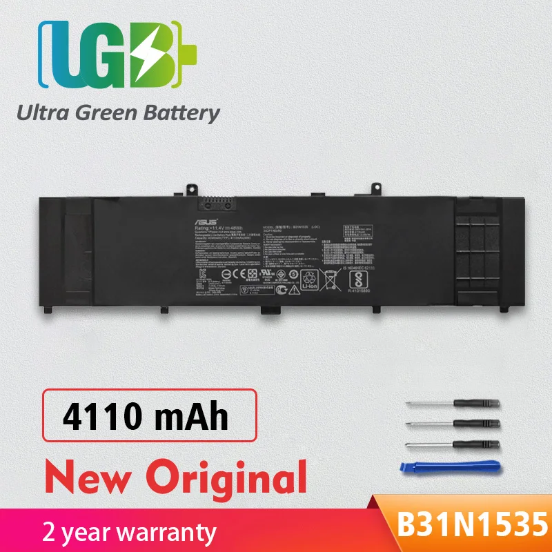 

UGB New Original B31N1535 Battery For ASUS ZenBook UX310 UX310UA UX310UQ UX410 UX410UA UX410UQ U4000U U400UQ RX310U RX410U