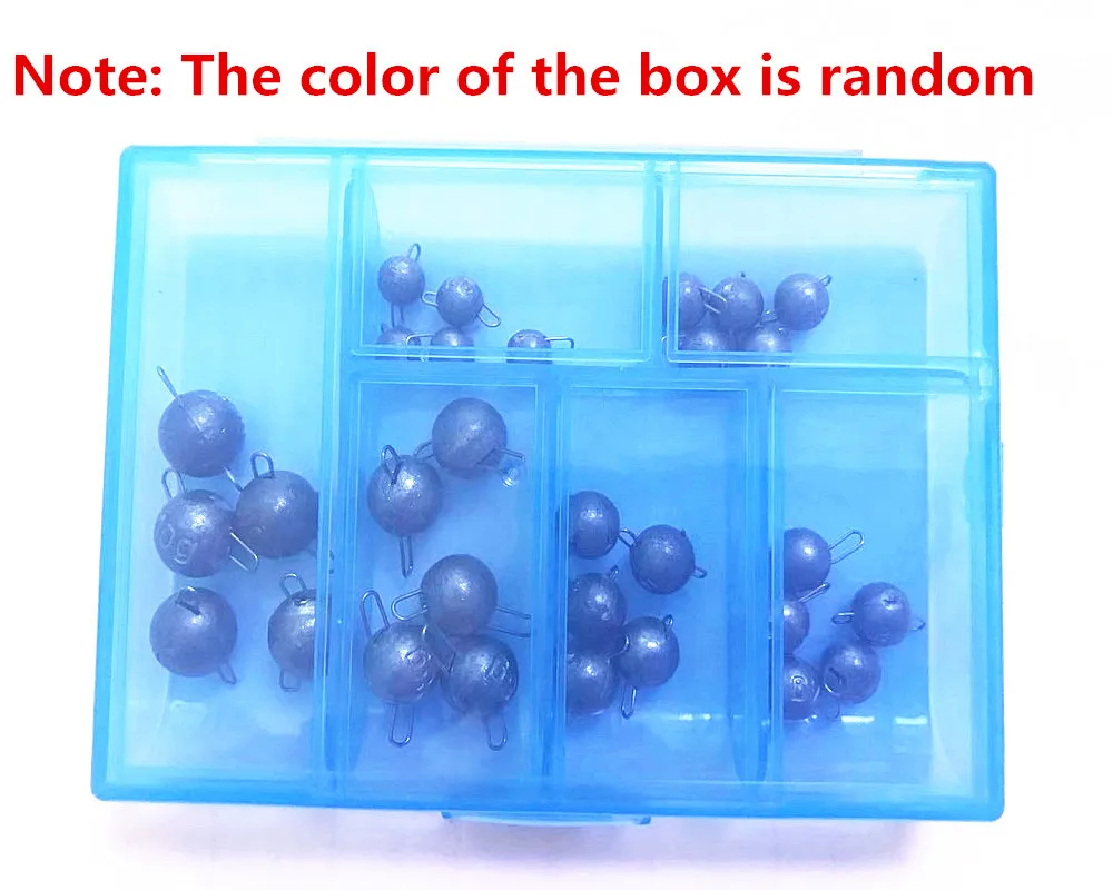 20 шт./1 Набор металлического приманки из свинца напор глубокой воде пуля Вес матч