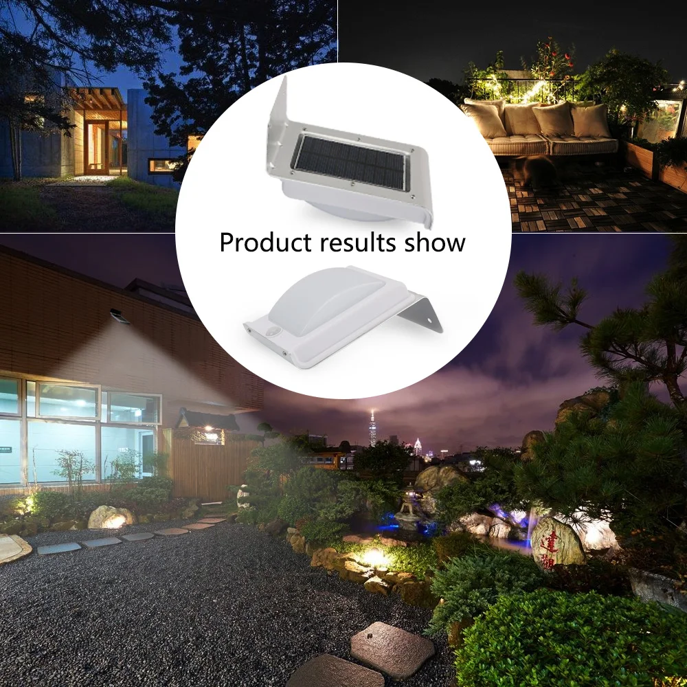 16 светодиодов солнечная энергия перезаряжаемый инфракрасный датчик движения