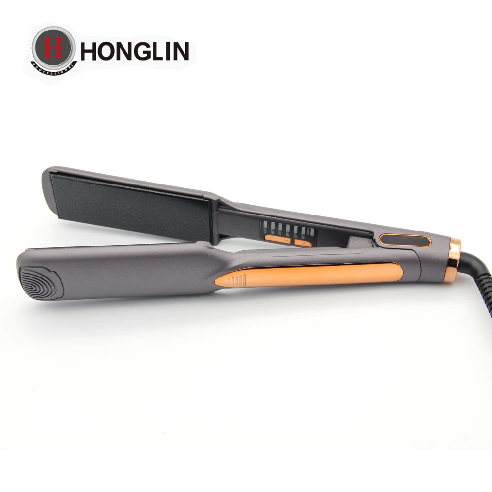 Выпрямитель для волос Honglin 44 мм широкая панель быстрый нагрев выпрямитель 2 в 1