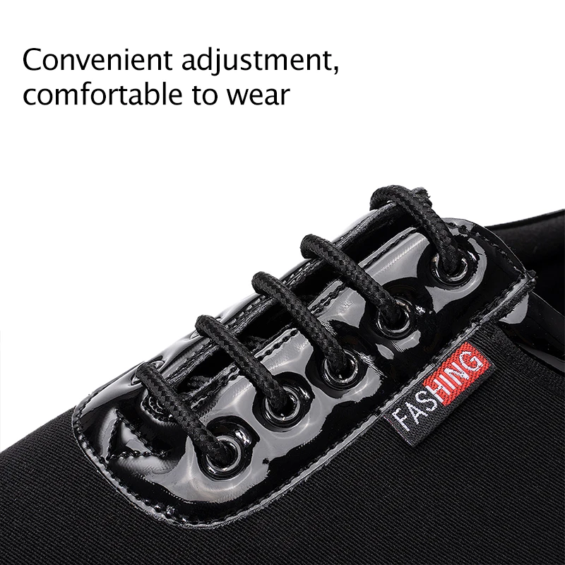 DKZSYIM Dance Shoes Men Ballroom Latin dance shoes Modern Indoor dance Shoes Men Tango Shoes Dance Sneaker For Boy 2.5CM heel