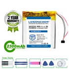 LOSONCOER Батарея 2300 мАч, DP-X1 Батарея для ONKYO DP-X1 XDP-300R 100R плеер аккумулятор 5 Провод Аккумулятора