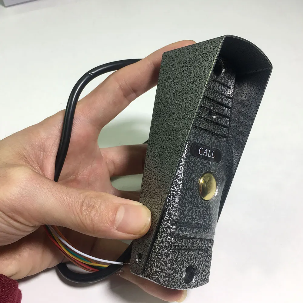 Pаспродажа Дверной телефон, металлическая камера для 4-проводного кабеля, проводной видеодомофон, домофон, входная система