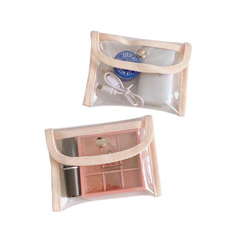 

Fashion Transparent Waterproof Pvc Women Card Case Business Card Holder Men Credit Card Bag Id Card Mini Wallet Girls Coin Purse
