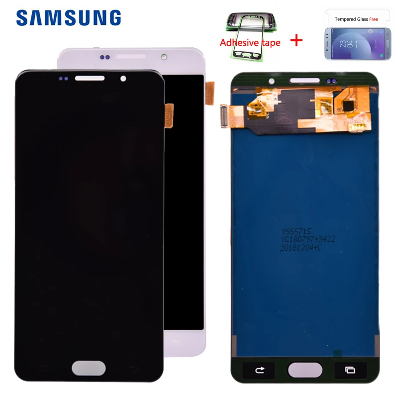 Для Samsung Galaxy A7 2016 A710 A710F A710M A710Y A7100 ЖК дисплей с кодирующий преобразователь