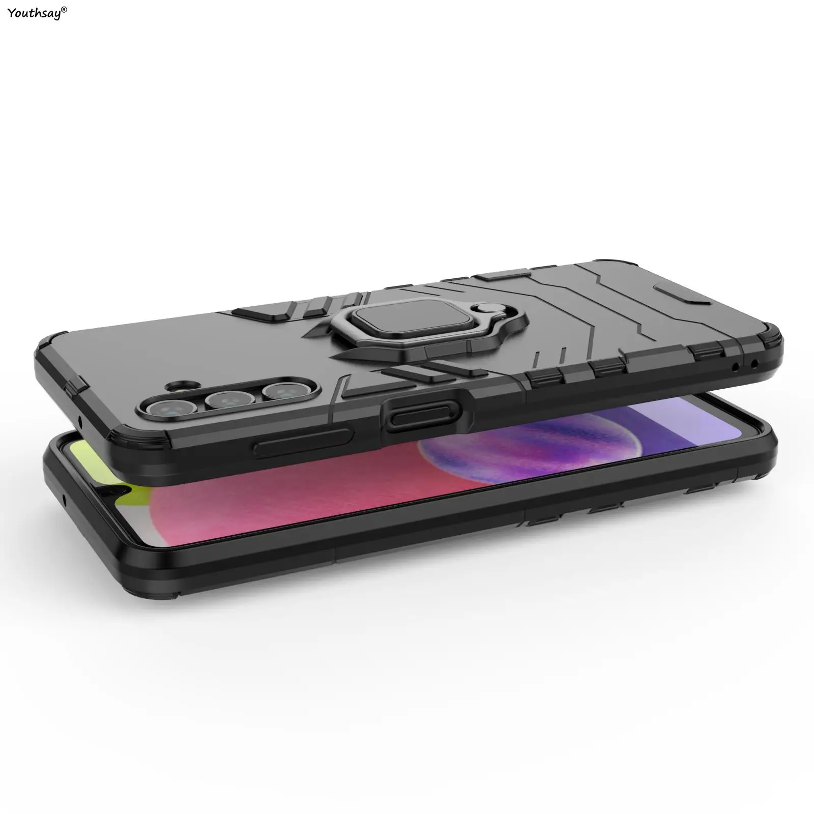 For Samsung Galaxy A13 5G Case for Samsung Galaxy A13 Cover Funda Finger Ring Protective Phone Bumper For Samsung Galaxy A13