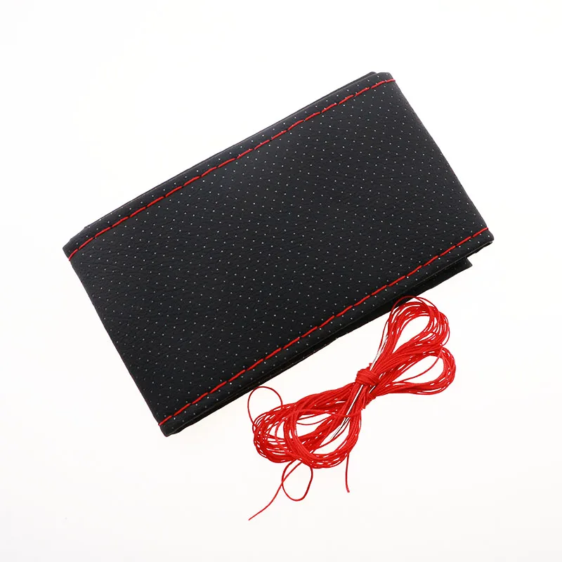 Чехол ручного шитья для автомобильного руля Chery EMGRAND Geely Vision SC7 MK CK Cross Gleagle Englon SC3 SC5