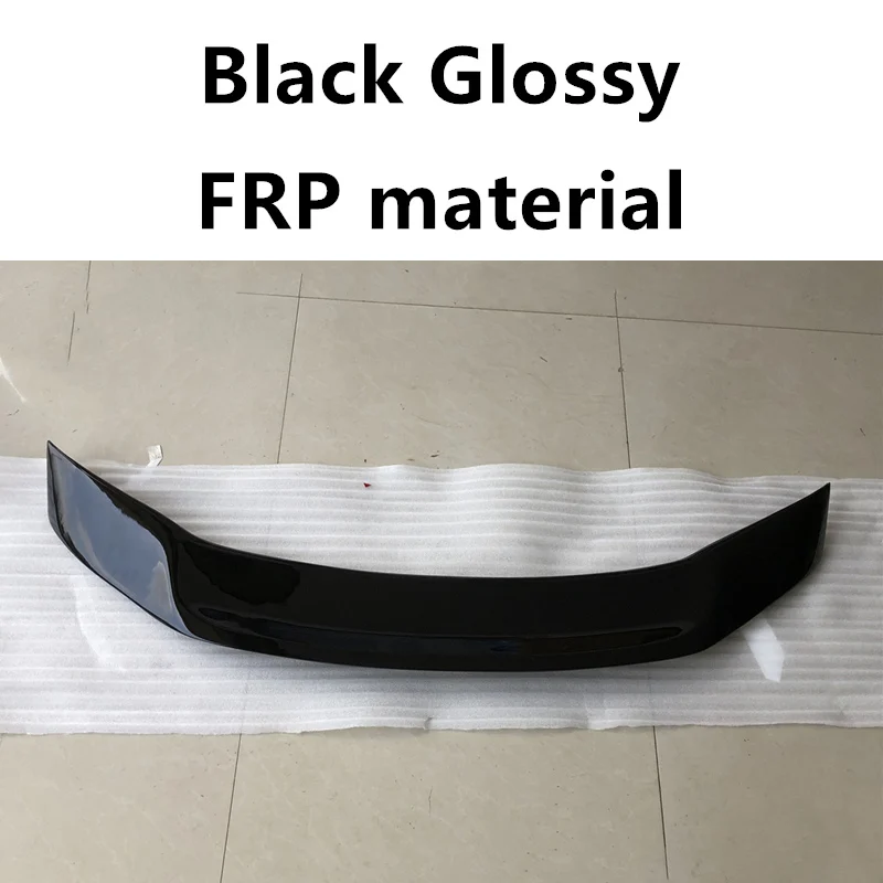 Используется для Chevrolet Malibu спойлер 2012 13 14 15 16 17 18 19 лет глянцевое углеродное волокно/FRP заднее крыло R стиль аксессуары для автомобиля refitt - Цвет: glossy Black