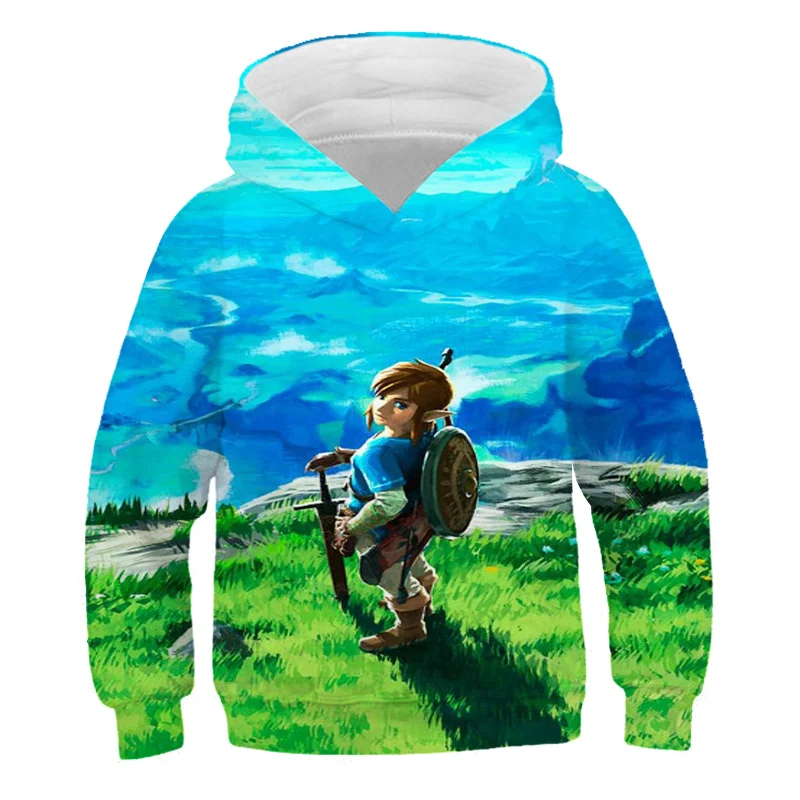 

Popular summer hot 2021 Hoodie landscape boys girls 3D printed sportswear children's top 4-14 years old leisure animation Hoodie