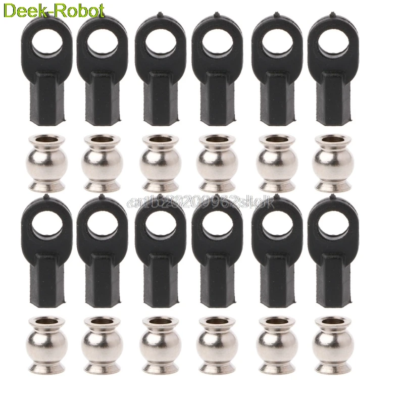 

12Pcs M3 5347 Delta Buckle Ball Caps Paralleled Carbon Rod Joints For 3D Printer