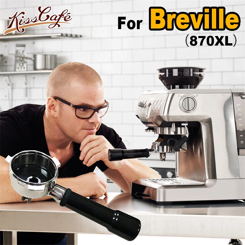 Портативная ручка для кофе из нержавеющей стали кофемашины Breville 54 мм