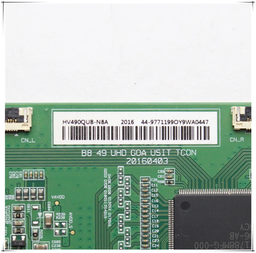 T con board HV490QUB N8A BB 49UHD GOA USIT TCON 20160403 для Haier... И т. Д. Плата контроля времени