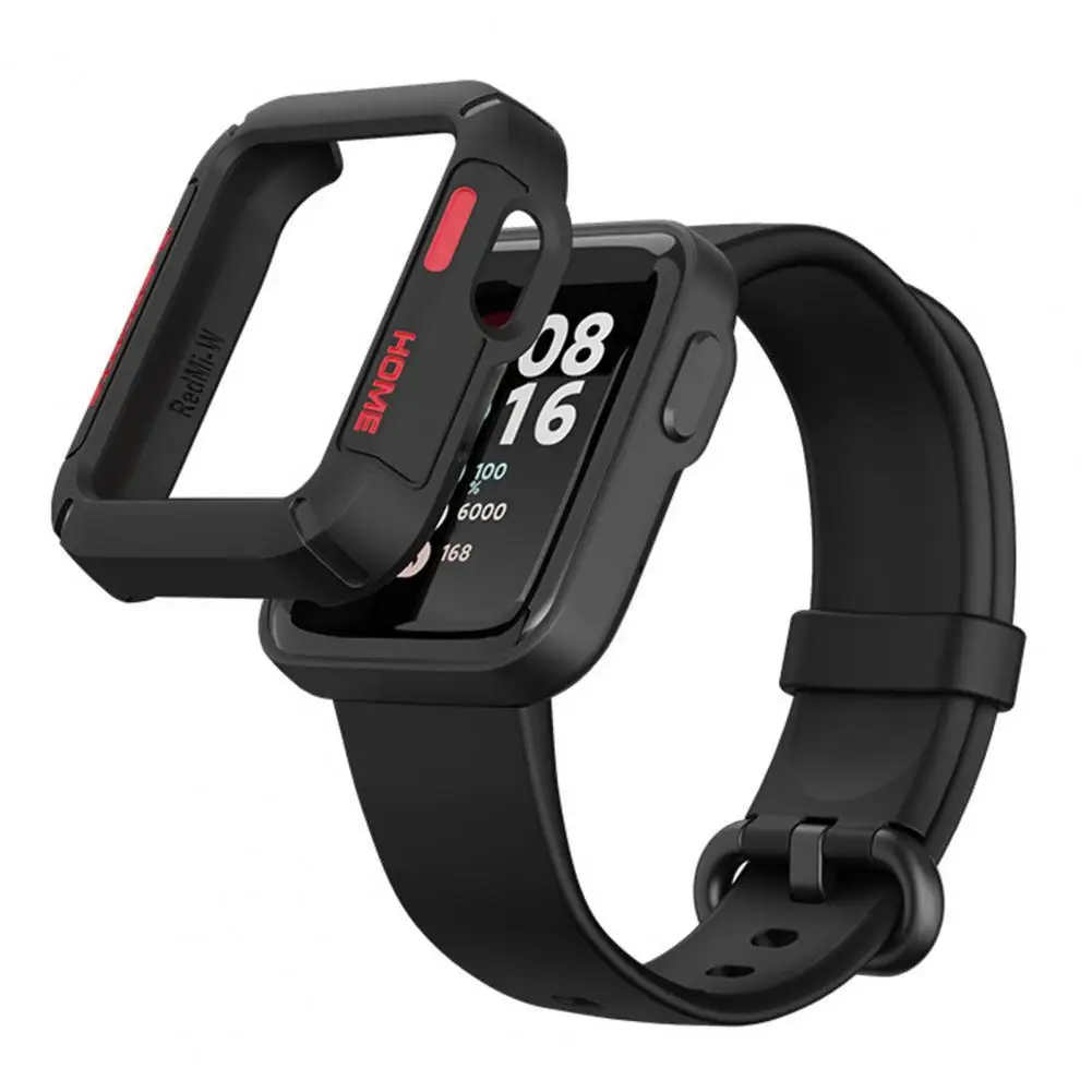 

Watch Case Anti-scratch Soft TPU Smart Watch Shells Protector Cover for Redmi Watch/Mi Watch Lite
