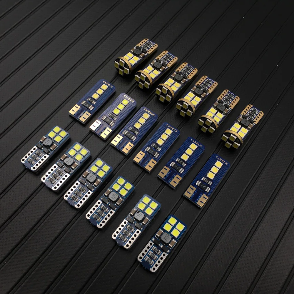 T10 wy5w canbus безотказная светодиодная лампа 3030 smd световой индикатор автомобиля w5w 194 поворотная сигнальная лампа OBD без прибора ошибки габаритная лампа