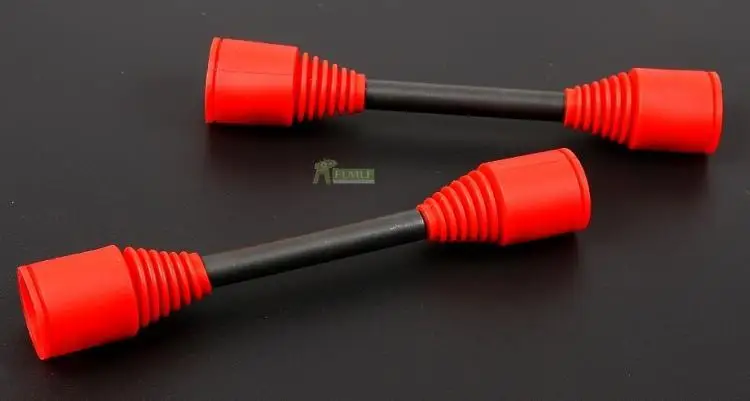 Набор приводных валов из легированной стали для собак 9 мм CVD с красными