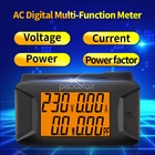 Peacefair одиночная фаза AC 40-400V 100A цифровой ваттметр Вольтметр Амперметр электрический прибор Мощность измеритель коэффициента мощности PZEM-028