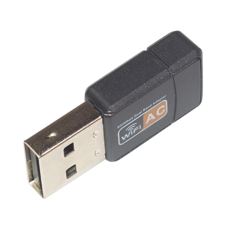 

USB WiFi Adapter 2.4GHz 5GHz 600Mbps Dual Band WiFi Antenna Mini Wireless Computer Network Card Receiver