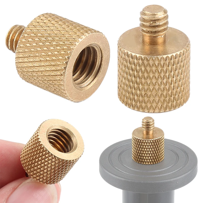 

3/8 Inch Female To 1/4 Inch Male Tripod Thread Reducer Adapter Brass Copper For Camera Tripod Diameter Of Screw